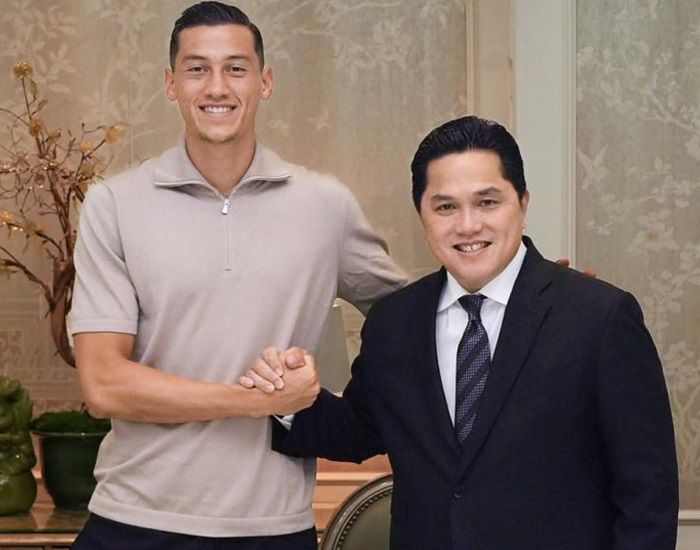 Ketemu Erick Thohir, Bek Klub Liga Italia Ini Selangkah Lagi Jadi Pemain Naturalisasi