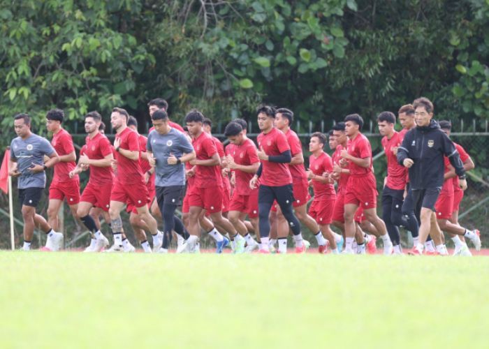 Timnas Indonesia Latihan Perdana Jelang Leg Kedua Piala Dunia 2026 Lawan Brunei, Fokus Pemulihan Fisik