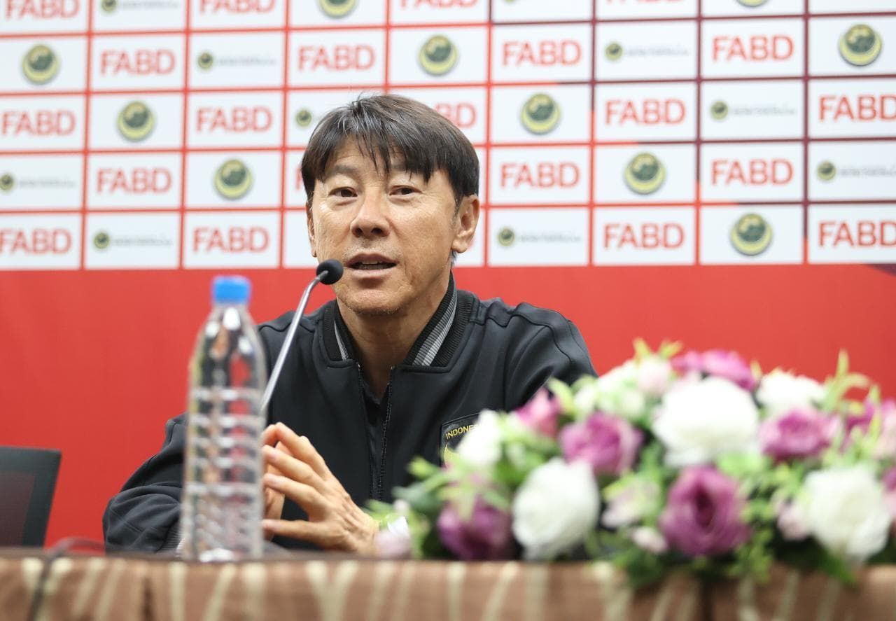 Shin Tae-yong Ingin Timnas Indonesia Menang Telak Lagi di Leg Kedua Lawan Brunei Hari Ini
