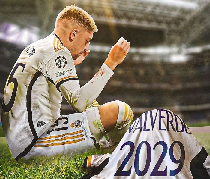 Real Madrid Perpanjang Kontrak Fede Valverde hingga 2029