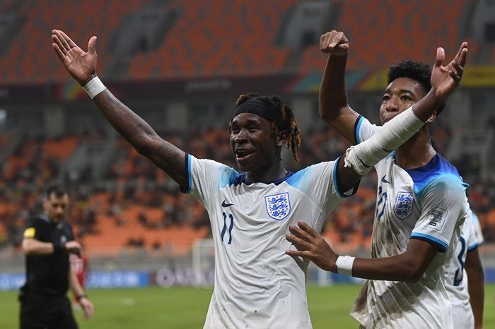 Selebrasi Gol Joel Ndala ala Jude Bellingham Bawa Inggris ke 16 Besar Piala Dunia U-17 2023