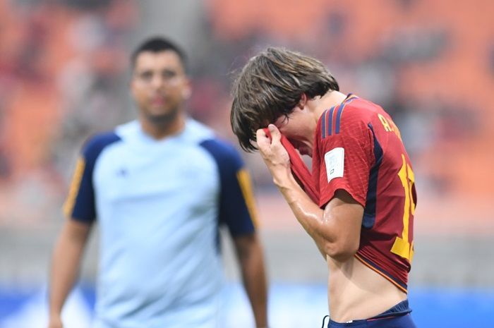 Tersingkir Dramatis dari Piala Dunia U-17 2023, Tangis Pemain Spanyol Pecah di Ruang Ganti