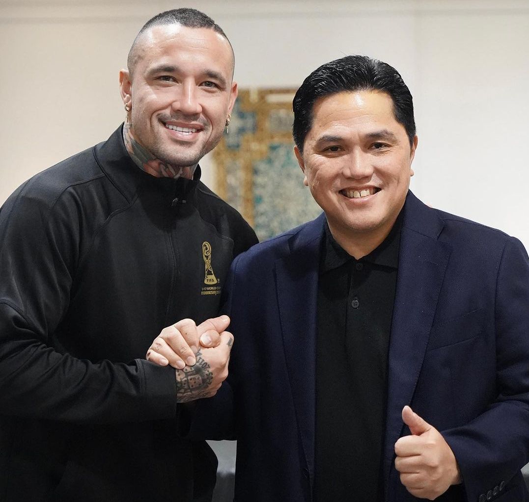 Erick Thohir Sambut Positif Keputusan Radja Nainggolan Merumput di Liga 1 Usai Gabung ke Bhayangkara FC