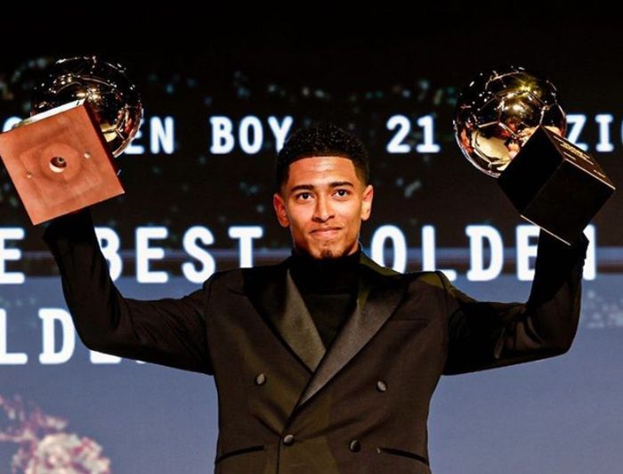 Jude Bellingham Raih 2 Penghargaan Sekaligus di Golden Boy Awards 2023