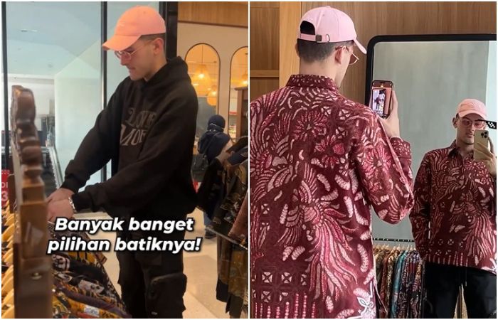 Momen Seru Justin Hubner Borong Baju Batik di Sarinah Usai Resmi Jadi WNI, Mas Bule Tambah Ganteng