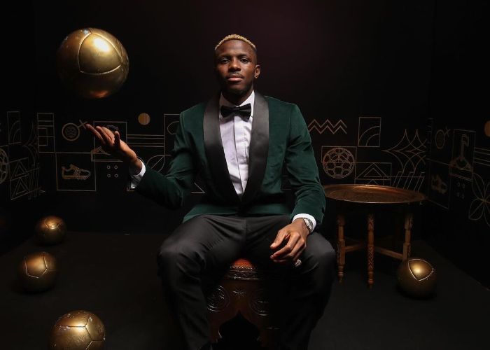 Victor Osimhen Striker Napoli Dinobatkan Jadi Pemain Terbaik Afrika 2023, Kalahkan Mohamed Salah
