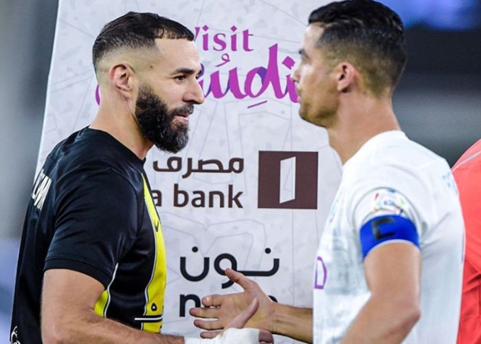 Ronaldo dan Benzema Bertemu di Liga Arab Saudi, Al-Nassr Menang 5-2 atas Al-Ittihad FC