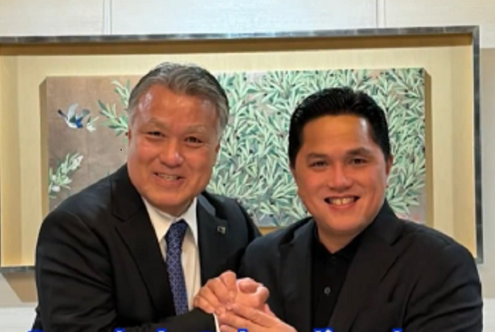 JFA Buka Pintu Kerjasama Positif dengan Indonesia, Erick Thohir Sampaikan Terima Kasih