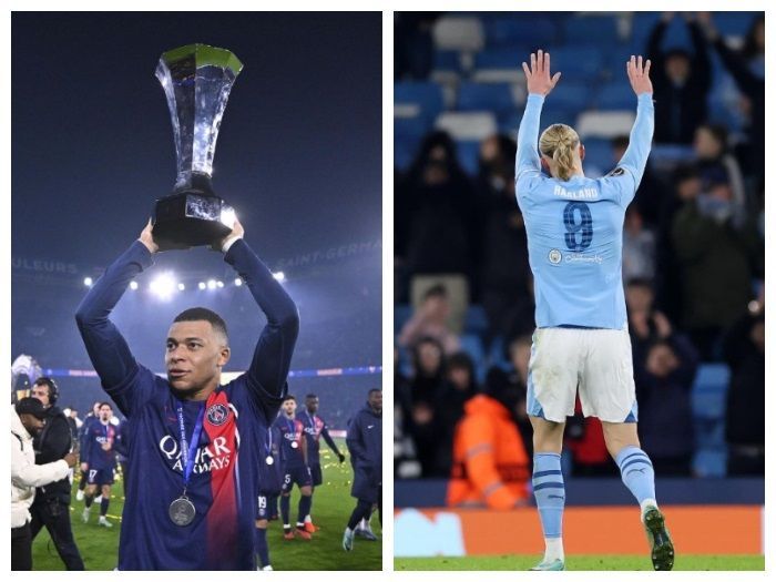 Real Madrid Larang Fans Cetak Nameset Kylian Mbappe dan Erling Haaland di Kaos dari Toko Resmi Klub