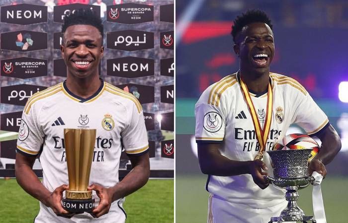 Vinicius Jr Raih MVP di Piala Super Spanyol 2024, Senyumnya Bikin Decul: Ku Menahan Rasa Sakit
