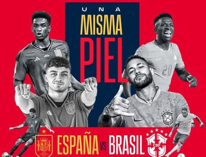 Demi Perangi Rasisme, Spanyol Bakal Gelar Laga Persahabatan Lawan Brasil di Santiago Bernabeu