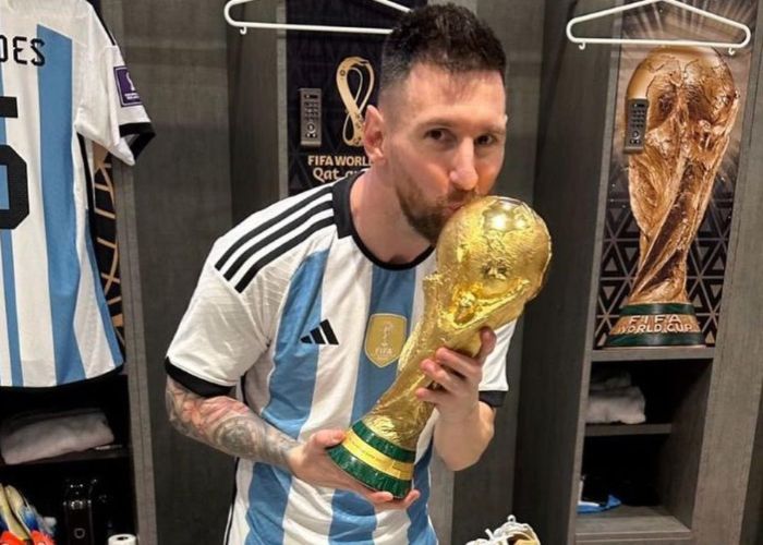 Lionel Messi Dinobatkan sebagai Pemain Terbaik FIFA 2023, Kalahkan Mbappe dan Haaland