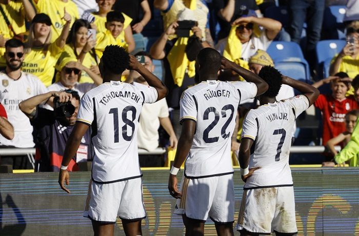 Menang Dramatis atas Las Palmas, Real Madrid Bertengger di Puncak Klasemen