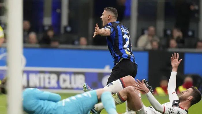 Inter Milan Raih Kemenangan Tipis 2-1 atas Genoa di Serie A