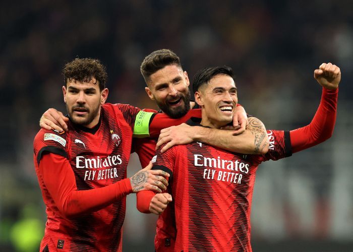 3 Momen AC Milan Melibas Slavia Praha di Liga Eropa