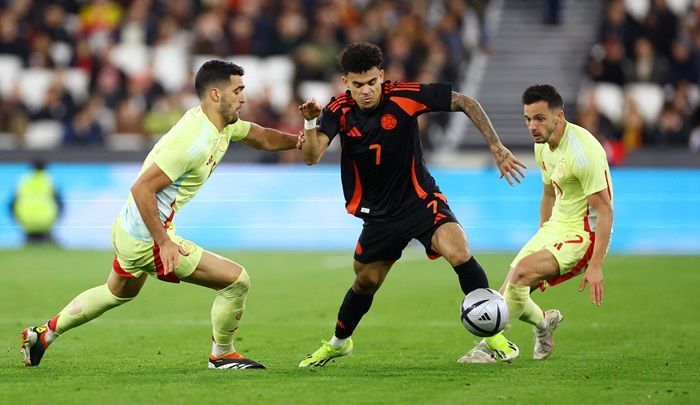 Spanyol Dipermalukan oleh Kolombia dalam Laga Persahabatan