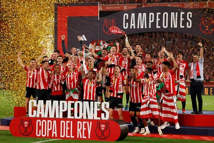 Menang Adu Penalti, Athletic Bilbao Akhiri Penantian 40 Tahun Juara Copa del Rey