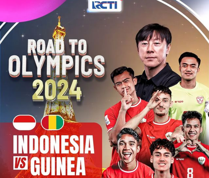 Laga Indonesia VS Guinea di Babak Playoff Olimpiade 2024 Resmi Ditayangkan di TV Nasional Ini