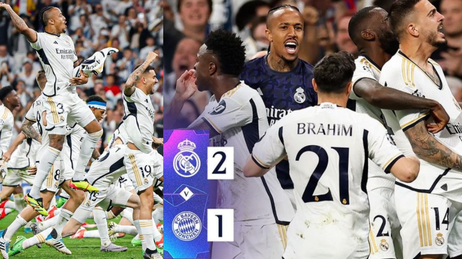 Real Madrid Lolos ke Final Liga Champions Usai Comeback Dramatis atas Bayern Munchen