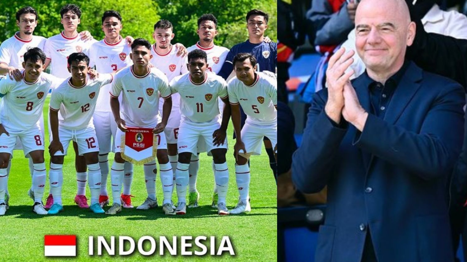 Pesan Presiden FIFA Gianni Infantino untuk Suporter Indonesia Usai Kalah Melawan Guinea