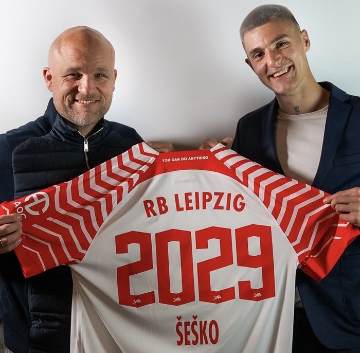 Tepis Isu ke Liga Inggris, Benjamin Sesko Perpanjang Kontrak Dengan RB Leipzig hingga 2029