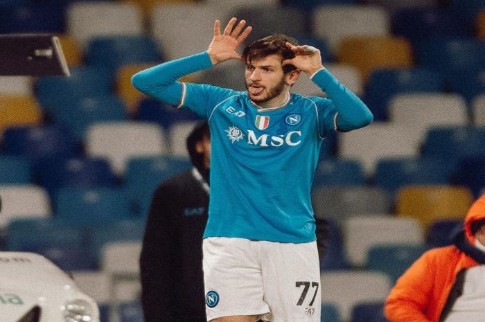Meski diminati PSG, Napoli Tegaskan Tak Akan Menjual Khvicha Kvaratskhelia
