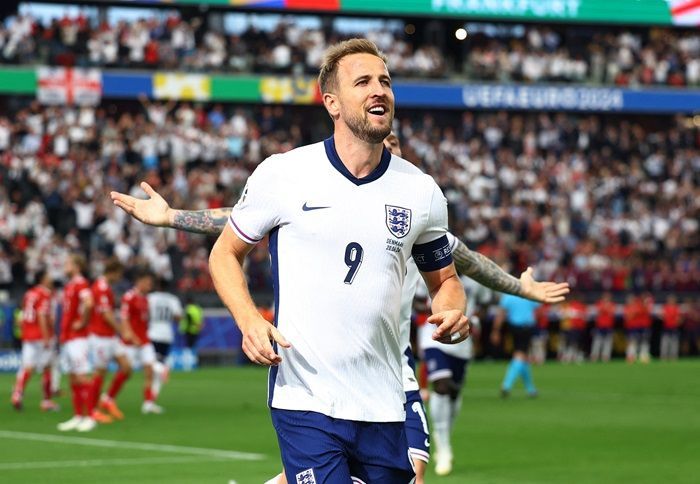 Cetak Gol ke Gawang Denmark di Euro 2024, Harry Kane Catatkan Rekor Baru Bareng Inggris