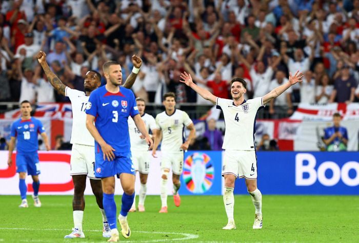 Ini Kata-kata yang dilontarkan Declan RIce ke Pelatih Slovakia yang Nyaris Bikin Ribut Usai Laga 16 Besar Euro 2024