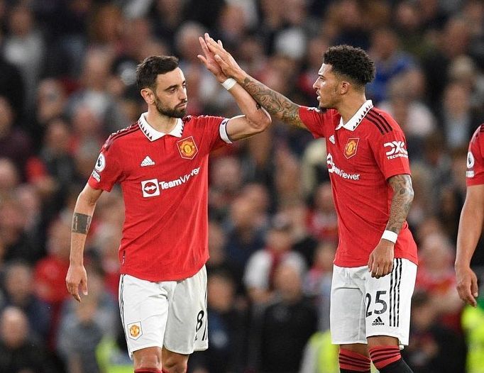 PSG Siap Bajak Bruno Fernandes dan Jadon Sancho dari Man United