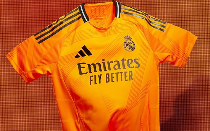 Oranye Menyala, Real Madrid Rilis Jersey Away Terbaru untuk Musim 2024/2025