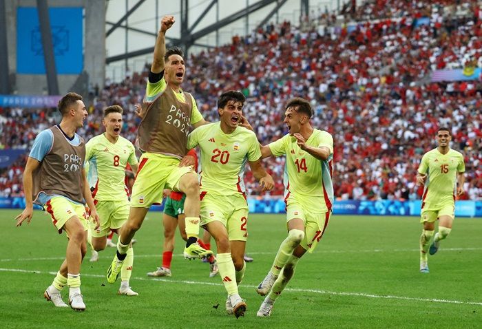 Kalahkan Maroko, Spanyol Berhasil Masuk Final ke 4 Kalinya Sejak Olimpiade Barcelona 1992