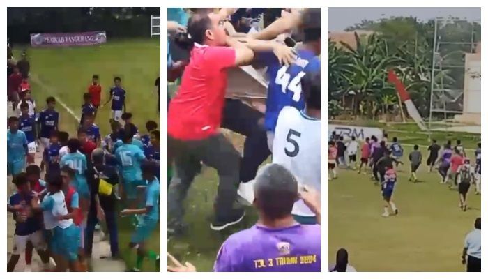 Tangerang Junior League 2024: Laga antara Gemilang FU15 VS Farmel FC Berakhir Ricuh