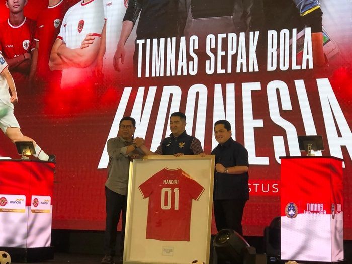 Sah! Timnas Indonesia Dapat Presenting Partner dari Bank Mandiri
