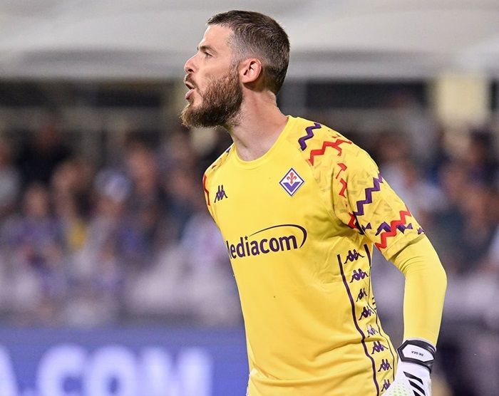 Jalani Debut Bersama Fiorentina, De Gea Langsung kebobolan 3 Gol