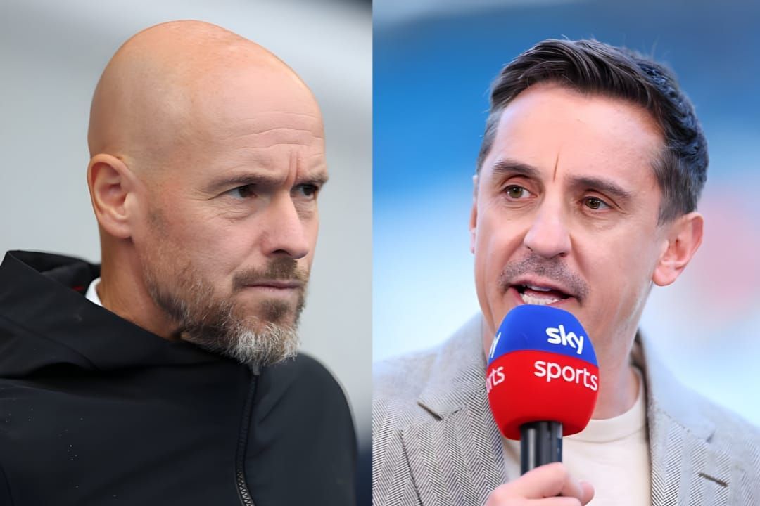 Gary Neville Sebut Erik Ten Hag dalam Tekanan Besar Usai Manchester United Dikalahkan Brighton