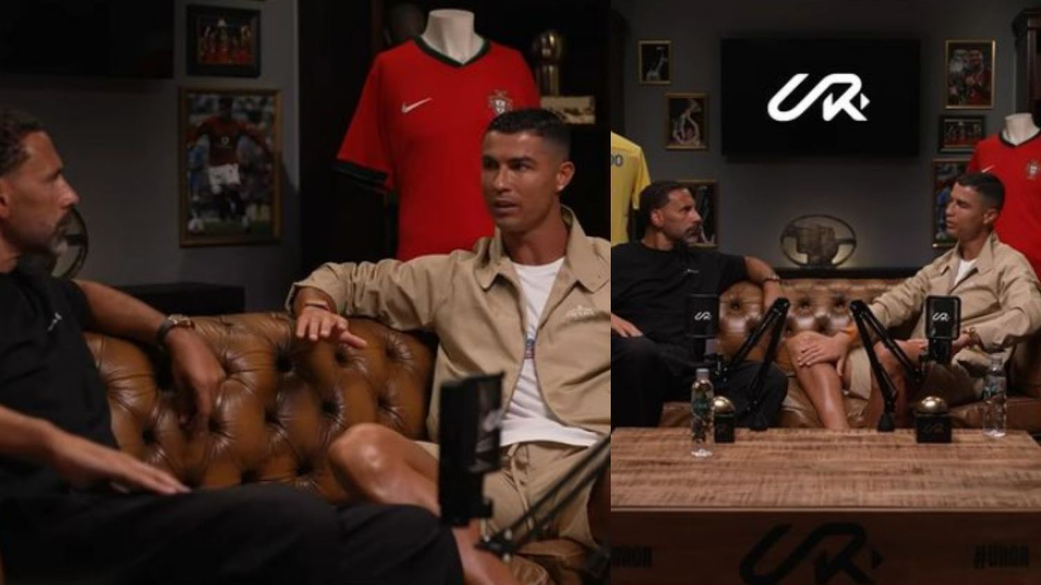 Rio Ferdinand Jadi Bintang Tamu Pertama di Podcast YouTube Cristiano Ronaldo