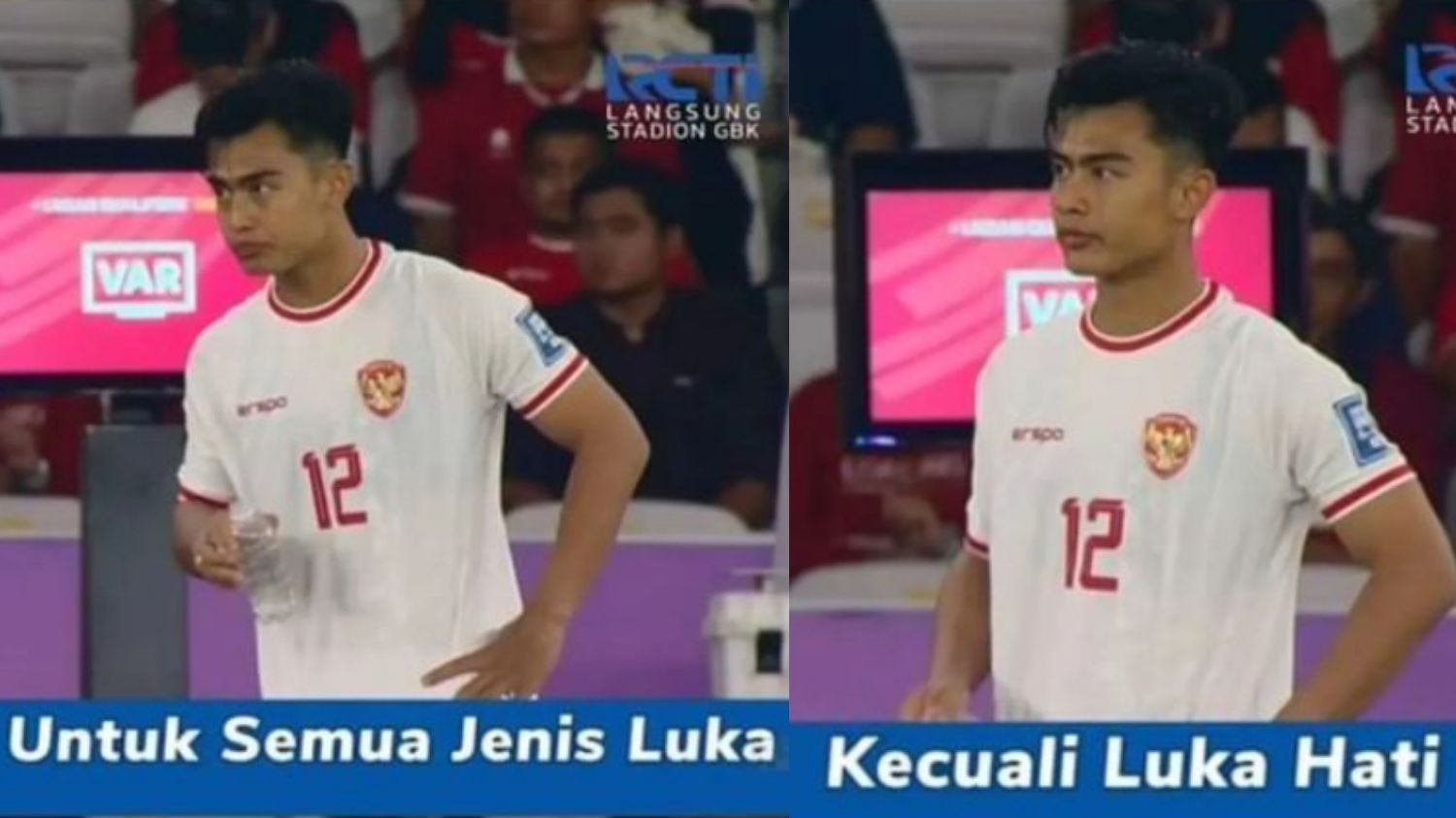Netizen Baper! Iklan Muncul saat Arhan Masuk Lapangan, Ternyata Ada Tulisan Ini!
