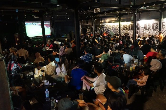 Antusiasme Warga Parepare Nobar Timnas Indonesia vs Australia, Hingga Tutup Jalan!