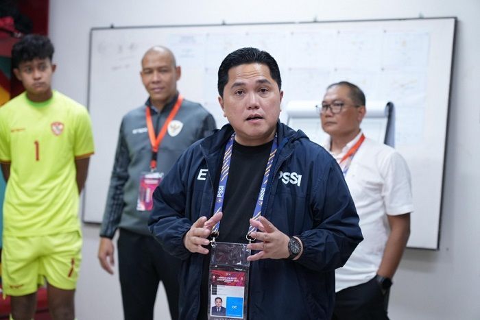 Seri Dengan Bahrain, Erick Thohir Sebut Timnas Indonesia Optimis Hadapi China