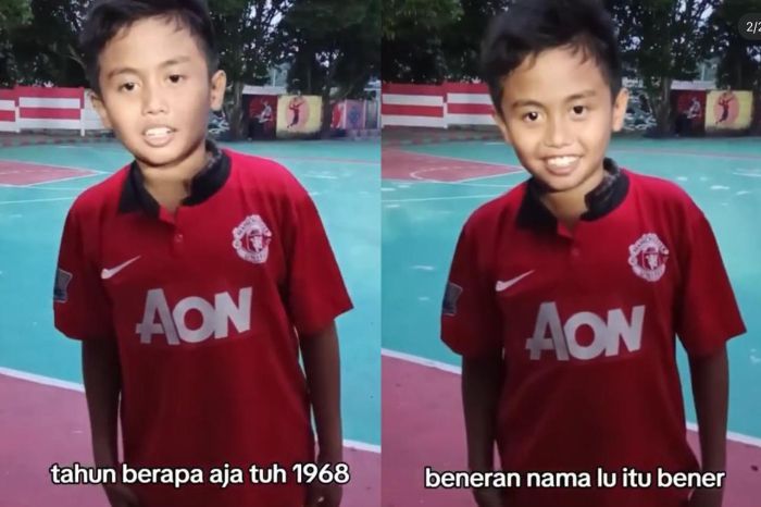 Fans Bola Sejak Lahir: Bocah Ini Punya Nama Lengkap Dari Pemain dan Pelatih Manchester United