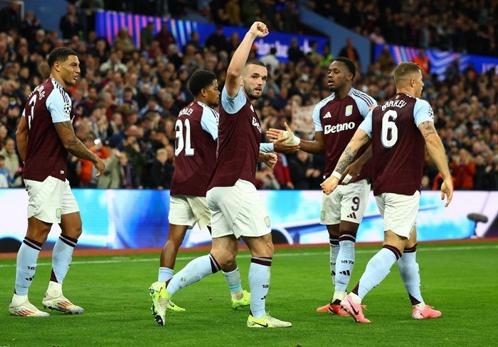 Aston Villa Masih Tampil Sempurna di Liga Champions UEFA Usai Tumbangkan Bologna 2 Gol Tanpa Balas