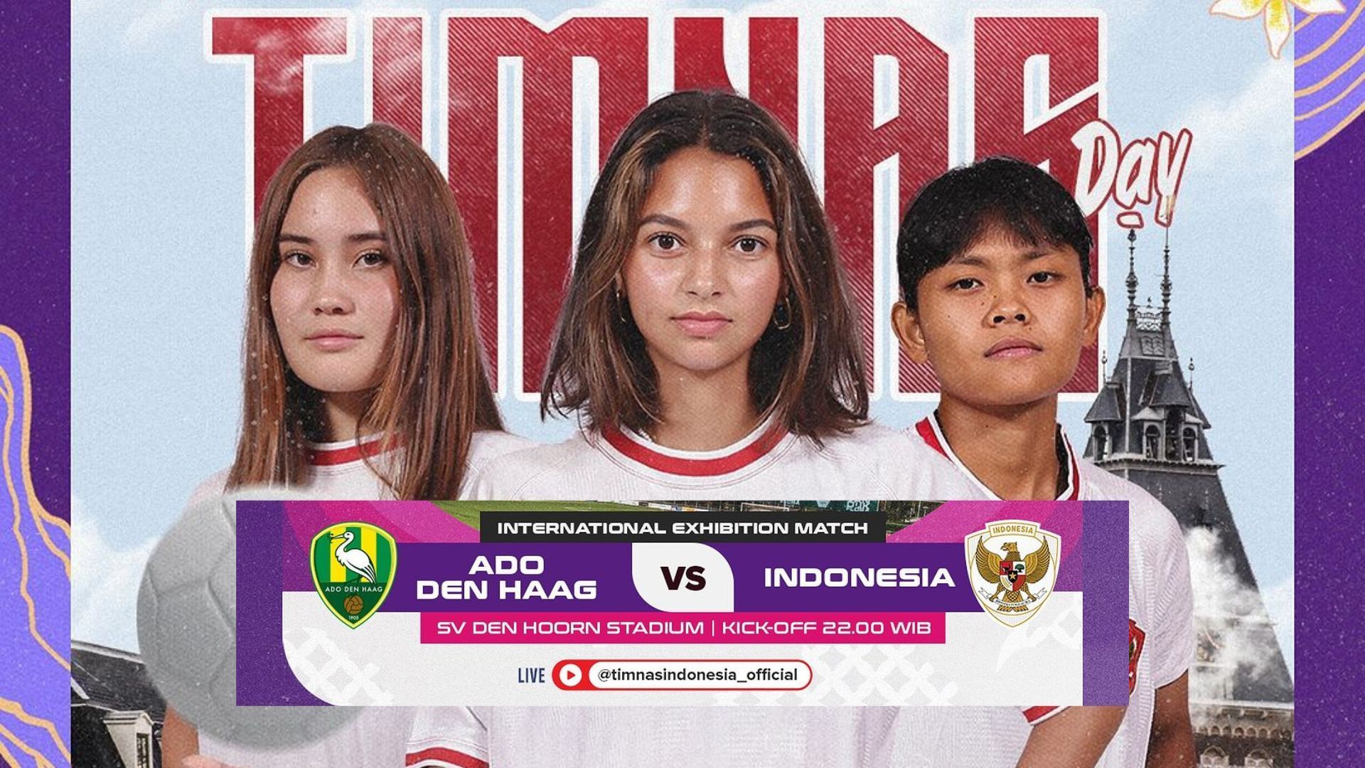 Timnas Putri Indonesia Siap Berlaga di International Exhibition Match Malam Ini, Lawan ADO Den Haag