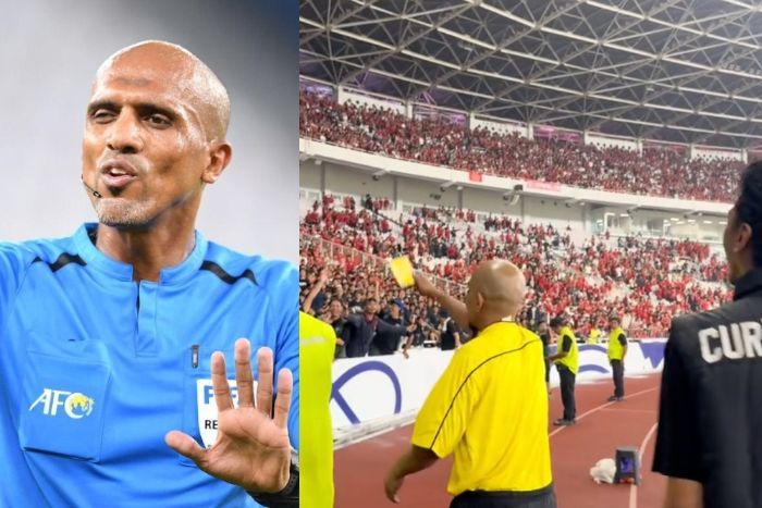Viral! Muncul Wasit Kontroversial Ahmed Al Kaf di Laga Indonesia Vs Jepang, Shayne Pattynama Kena Kartu Kuning