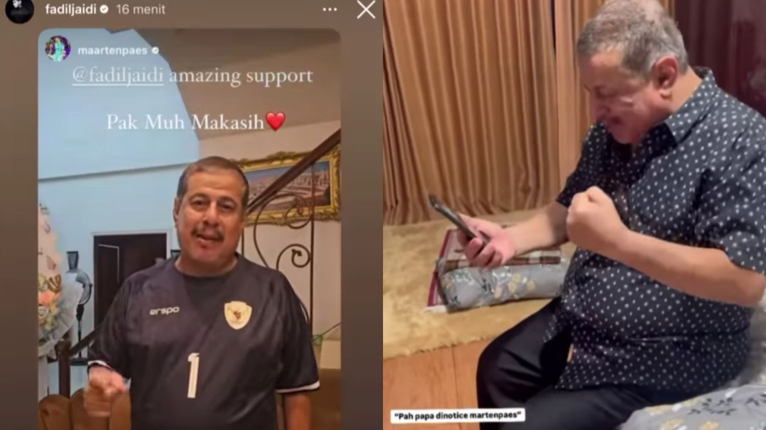 Akhirnya Pak Muh Dinotice Maarten Paes, Auto Bahagia dan Salting!