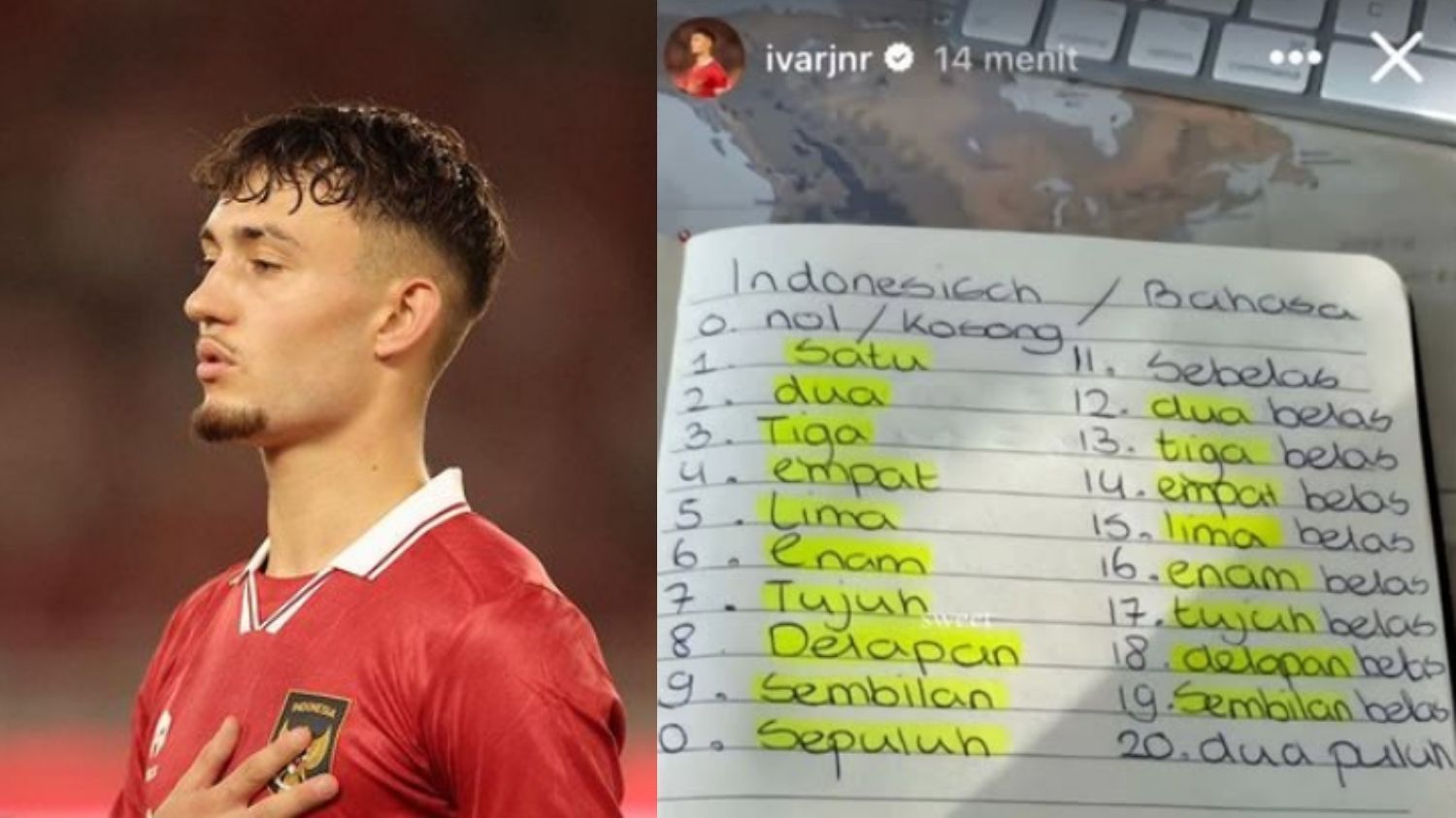 Ivar Jenner Pamer Belajar Bahasa Indonesia dengan Catatan Pribadi
