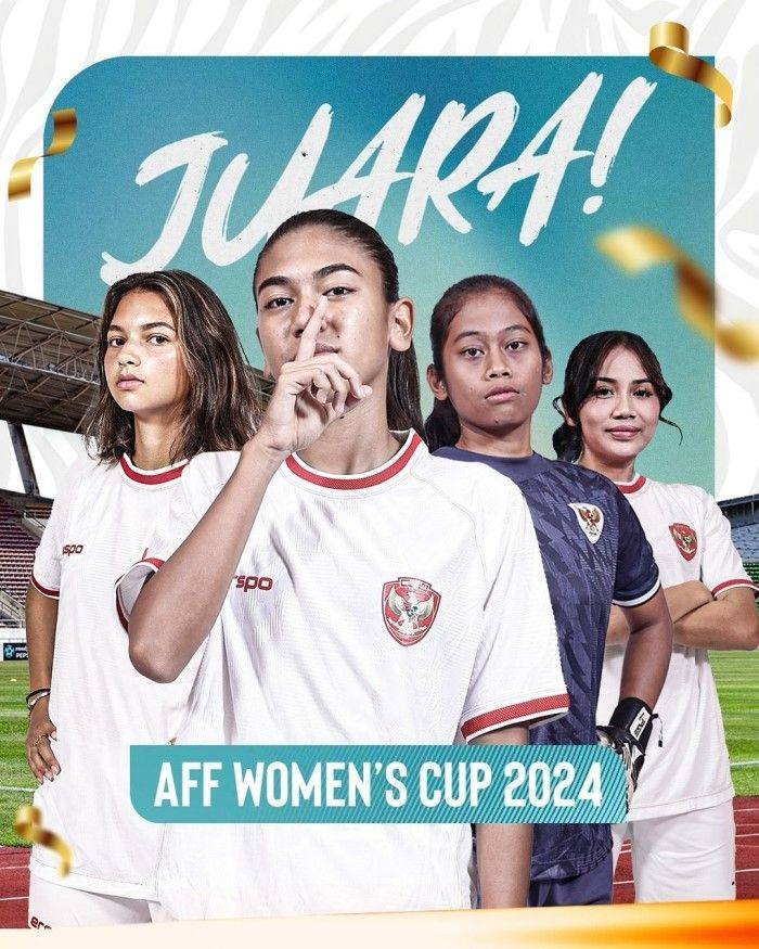 Selamat! Timnas Putri Indonesia Berhasil Meraih Juara AFF Women's Cup 2024 usai Tumbangkan Kamboja 