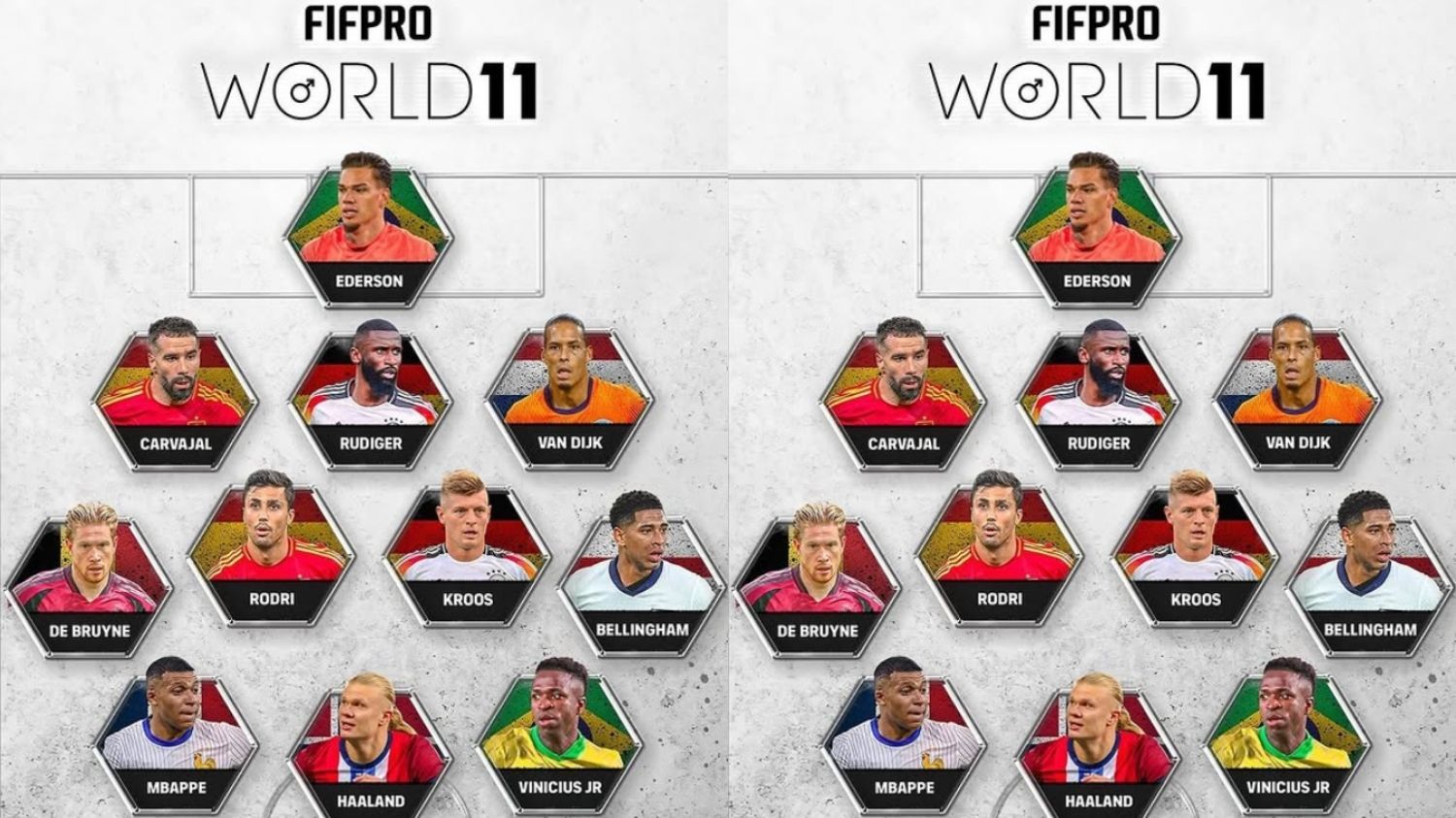 FIFPro Rilis 11 Pemain Terbaik Dunia 2024: Messi Tidak Terdaftar, Pemain Real Madrid Mendominasi!