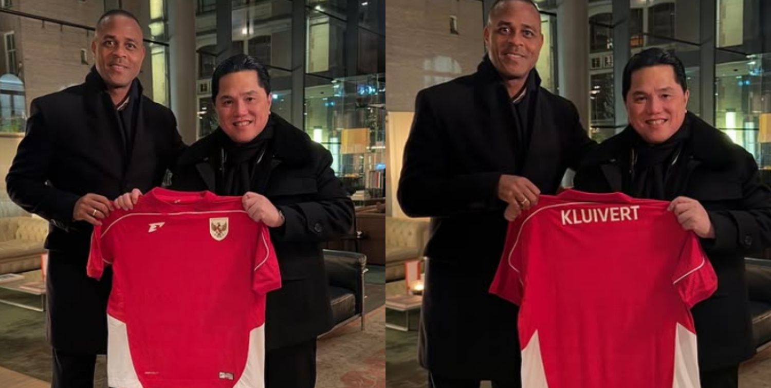 Erick Thohir Kenalkan Jersey Baru Timnas Indonesia ke Patrick Kluivert: Ini Simbol Harapan Garuda!