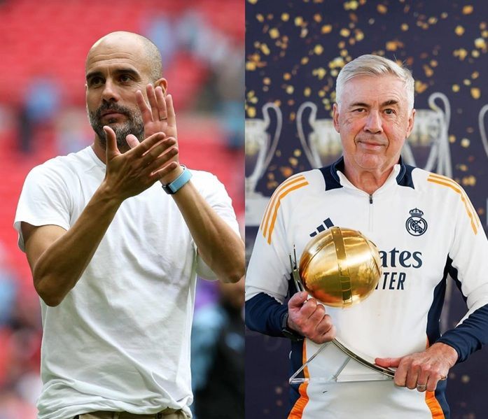 Hasil Drawing Play-Off Liga Champions: Duel Pelatih Sarat Pengalaman Ancelotti vs Guardiola yang Hasilkan Gelar Juara