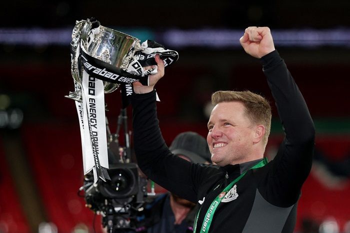 Newcastle United Akhiri Puasa Gelar, Eddie Howe Tak Kuasa Menahan Haru